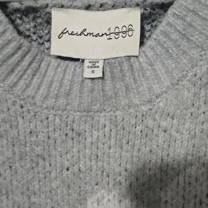 Freshman 1996 Women's Gray Crew Neck Sweater
